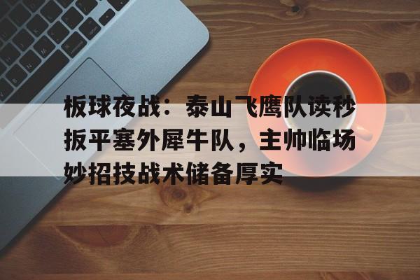 开云体育app-板球夜战：泰山飞鹰队读秒扳平塞外犀牛队，主帅临场妙招技战术储备厚实的简单介绍